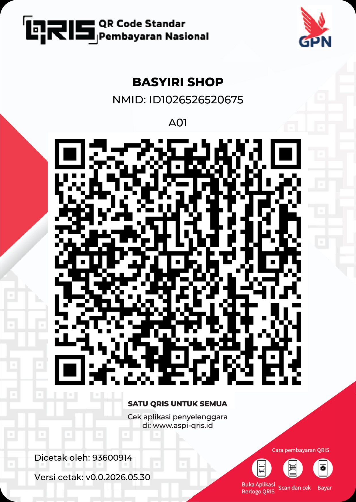 QRIS Basyiri Shop